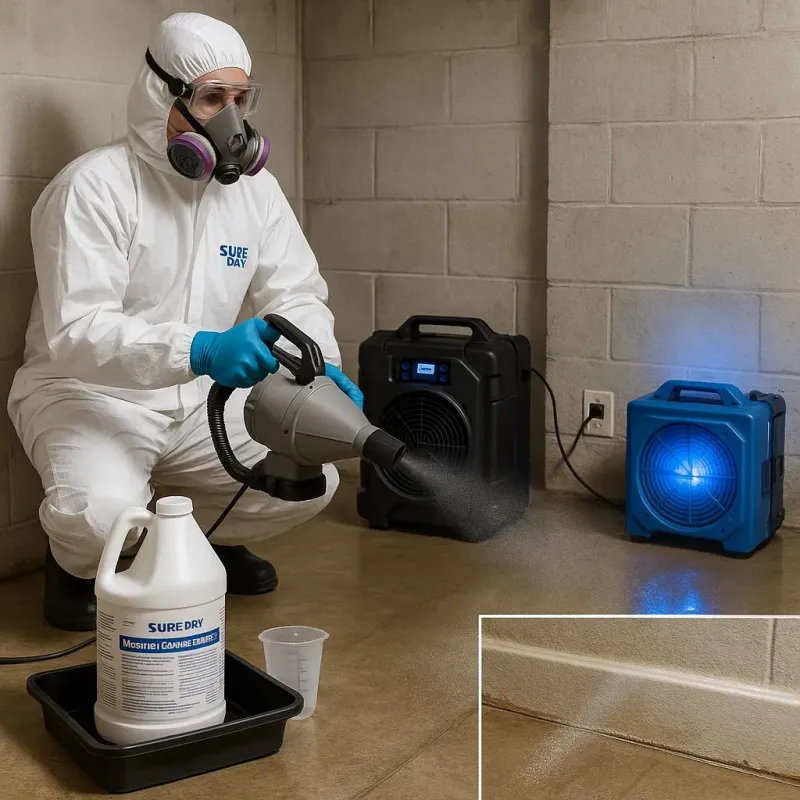Sanitization and Odor Removal process in Woodland Beach, MI