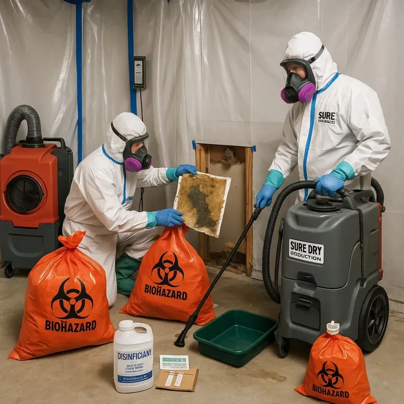 Contaminated Water Handling Protocols process in Woodland Beach, MI